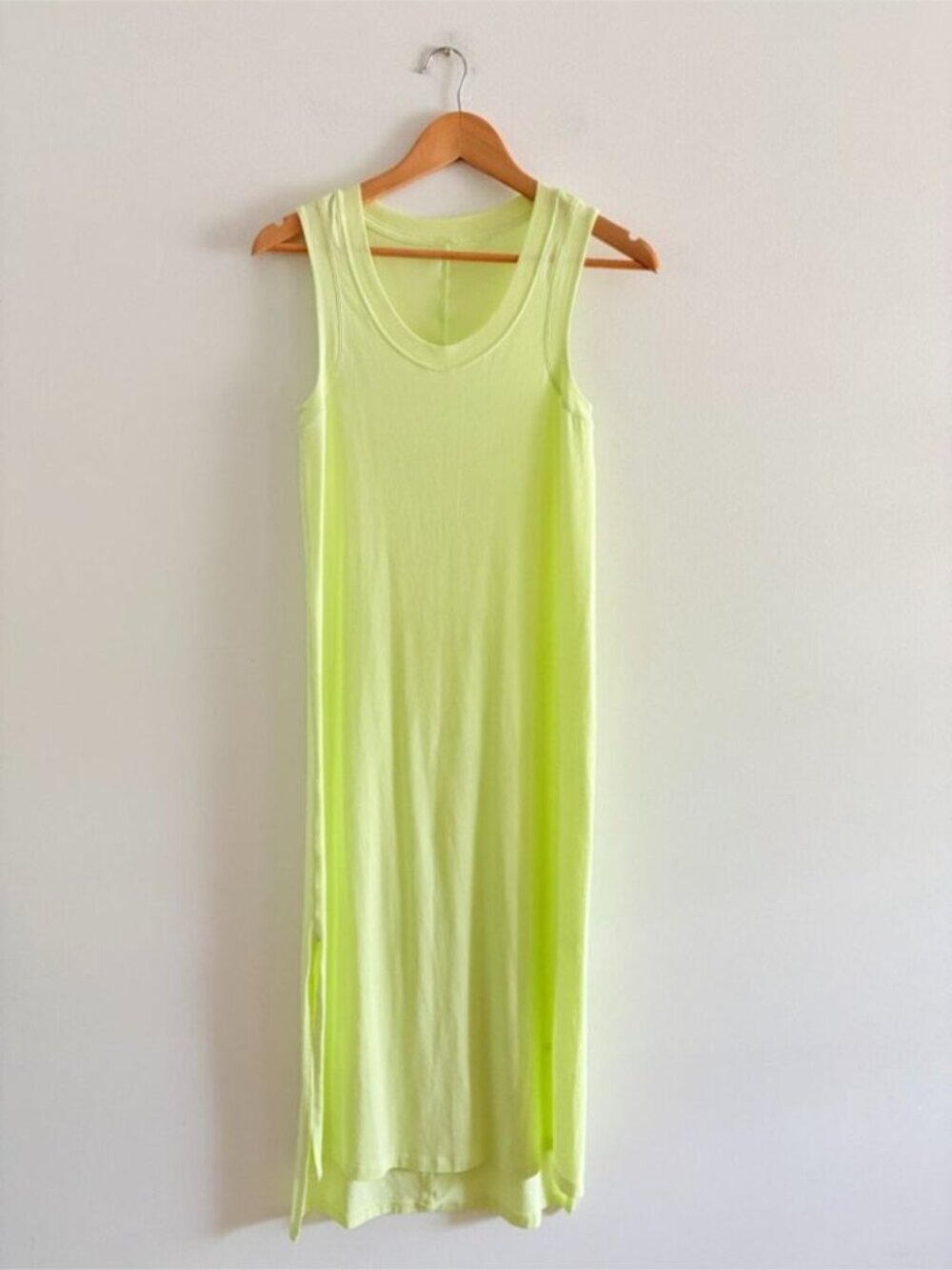Lululemon All Yours Tank Maxi Dress Pima Cotton Lounge Stretch Crispin Green - Picture 5 of 6